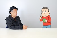 嫌煙家の大槻ケンヂさん。