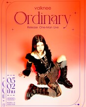 valknee 「Ordinary」リリースワンマンライブフライヤー