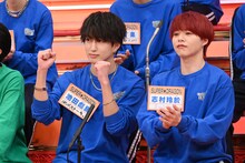 SUPER★DRAGONの池田彪馬と志村玲於。