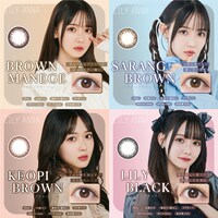 LILY ANNAカラーコンタクトのラインナップ。