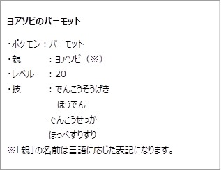 「ヨアソビのパーモット」説明