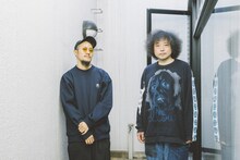 左からTaiTan（Dos Monos）、U-zhaan。