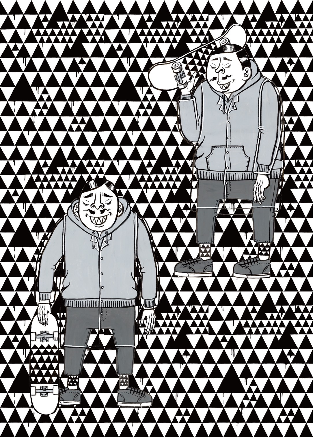 ESOWが番組のために描き下ろしたイラスト。