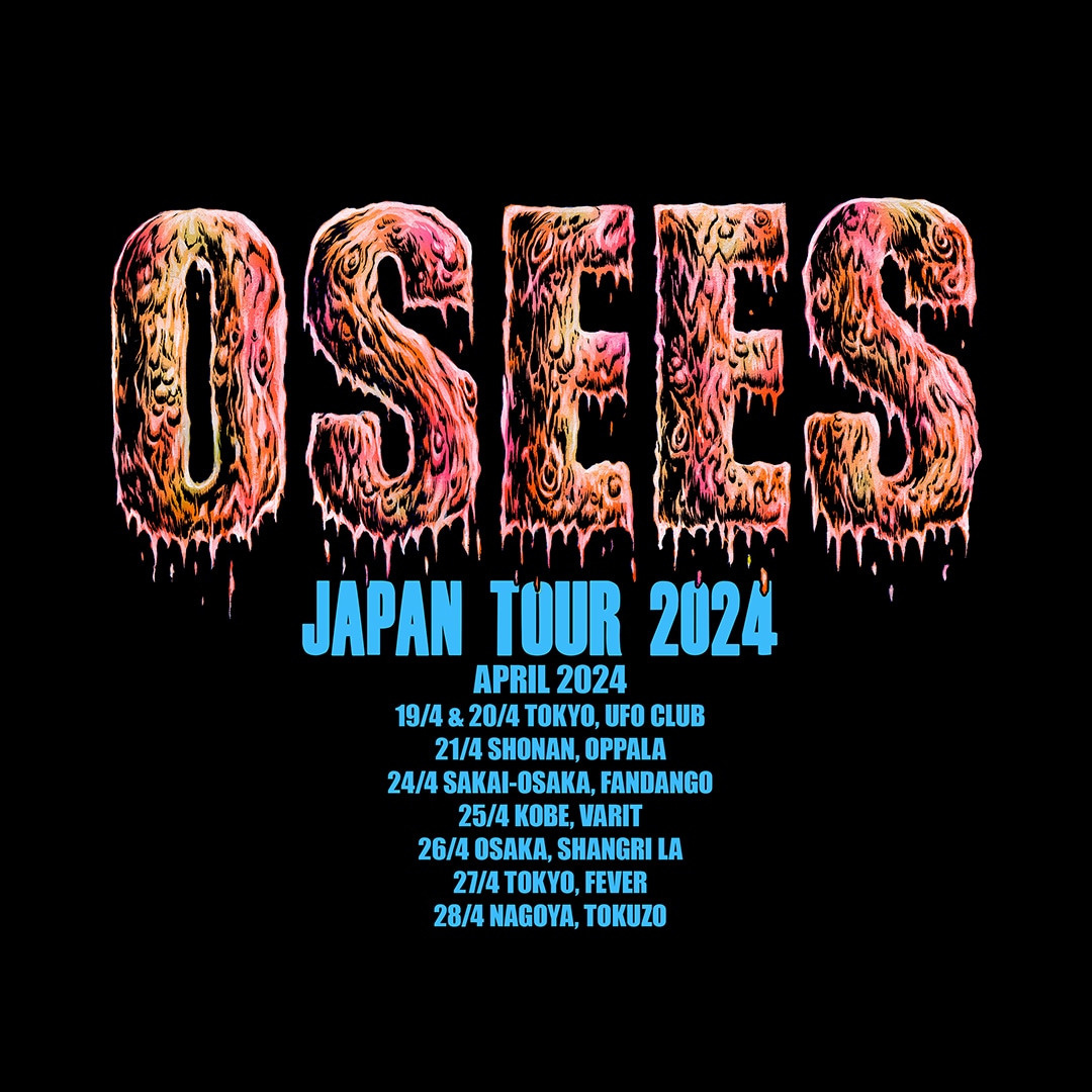「OSEES JAPAN TOUR 2024」告知ビジュアル