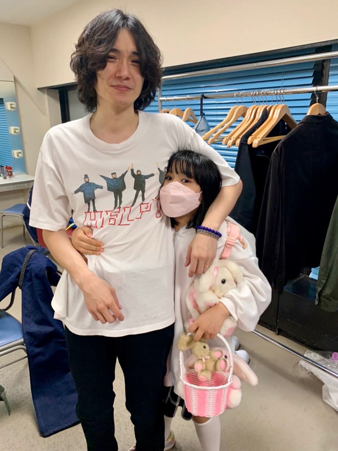 TESTSETのライブ楽屋にて。