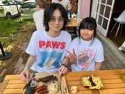 永井聖一さんと娘のはるみちゃん。