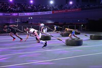 「THE ストロングマン～競技別アスリートNo.1決定戦～」の様子。(c)TBS