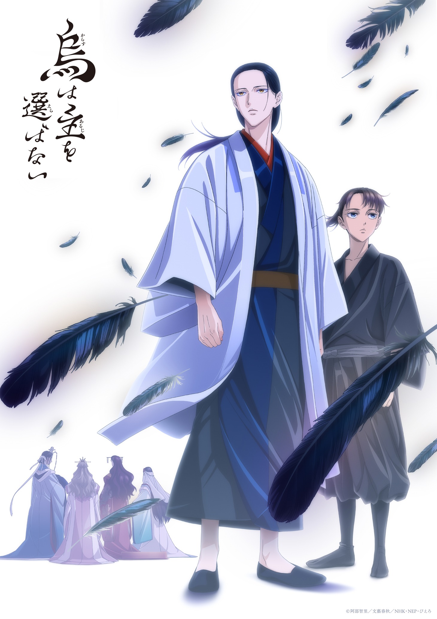 アニメ「烏は主を選ばない」告知ビジュアル (c)C.A/B/ N,EP,P