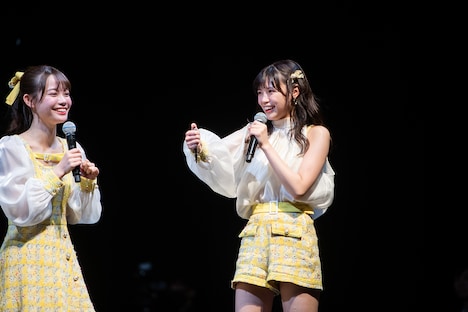 痛覚がバカになっている高梨結（右）。