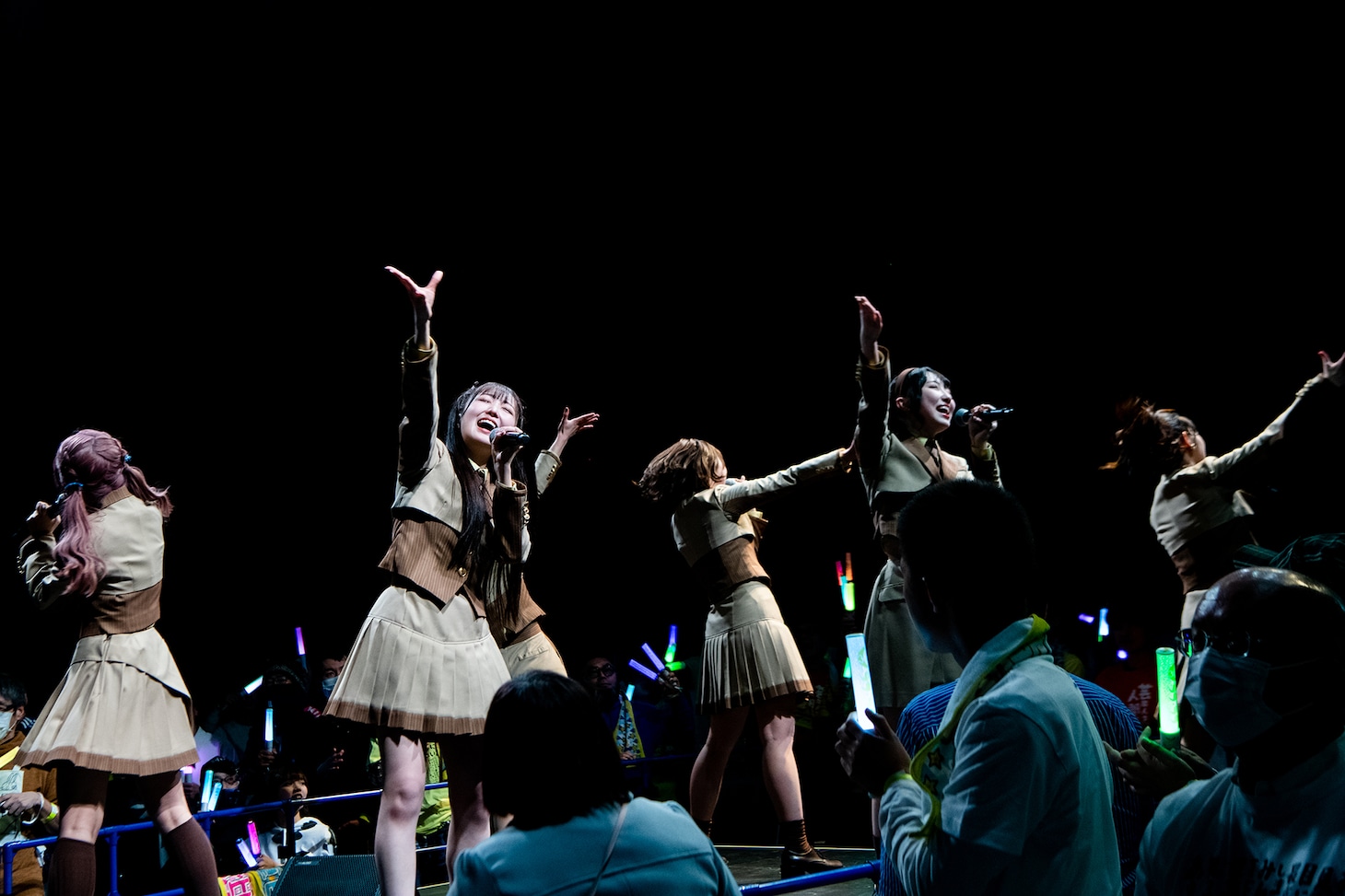 「ラフ×ラフ 1st Anniversary LIVE ～ わたしアイドルになりたい ～」の様子。