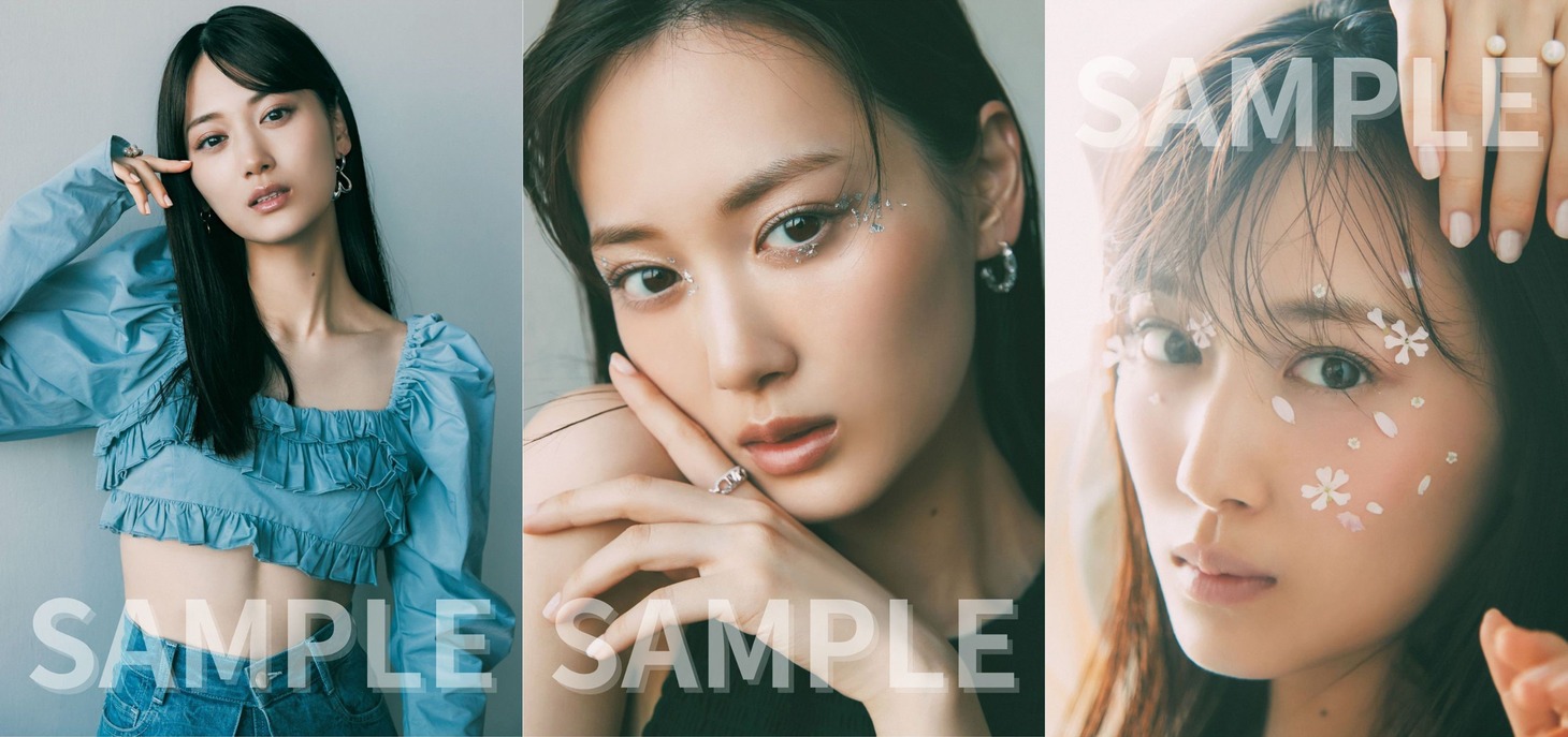 特典付きの「CanCam」5月号購入者に配布されるフォトカードの絵柄一覧。