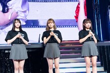 #ババババンビ新メンバー。左から神南りな、千星真穂、一ノ瀬こひな。