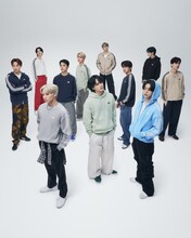 JO1のadidas Sportswearキャンペーンビジュアル。