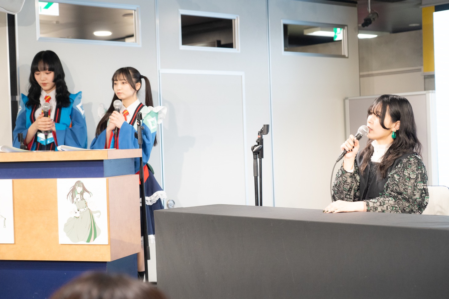 左から月ノウサギ、ナルハワールド、ヤママチミキ。（Photo by Kato Shumpei）