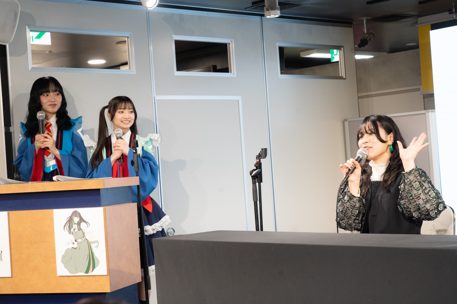 左から月ノウサギ、ナルハワールド、ヤママチミキ。（Photo by Kato Shumpei）