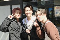 左からシューヤ、タカシ、マサヒロ。