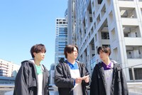 左からタクヤ、カイ、リョウガ。