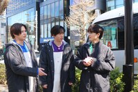 左からカイ、リョウガ、タクヤ。