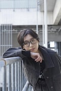「柴田のセル」を着用した柴田聡子。