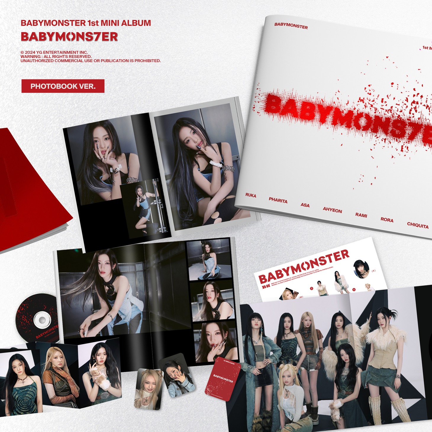 BABYMONSTER「BABYMONS7ER」パッケージ写真