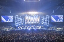 EXILEのパフォーマンスの様子。