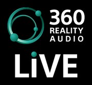 Sony 360 Reality Audio Liveのロゴ。
