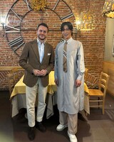 ファビオ・アタナシオと目黒蓮。(c)日本テレビ