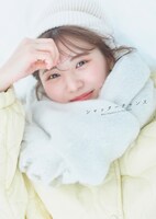 菅原茉椰（SKE48）1st写真集「シャッターチャンス」HMV限定版表紙。（撮影：藤原宏）