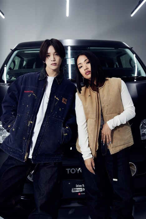 K(&TEAM)とRIEHATA。