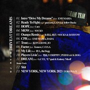 DJ RYOW「DRIVE MY DREAMS」トラックリスト