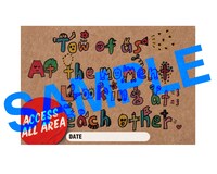 aiko「相思相愛」特典のパスステッカー。