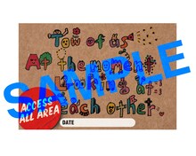 aiko「相思相愛」特典のパスステッカー。