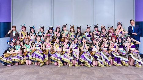 「ウマ娘 5th EVENT ARENA TOUR GO BEYOND -NEW GATE-」DAY2の出走者。(c)Cygames, Inc.