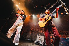 左から水戸華之介、杉本恭一。（Photo by @h_omi）