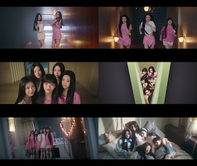 ILLIT「Magnetic」ミュージックビデオより。(P)&(C) BELIFT LAB Inc.