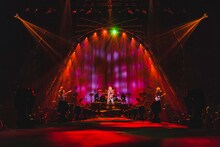 「SUPER BEAVER 都会のラクダ TOUR 2023-2024 ～ 駱駝革命21 ～」埼玉・さいたまスーパーアリーナ公演の様子。（撮影：青木カズロー）