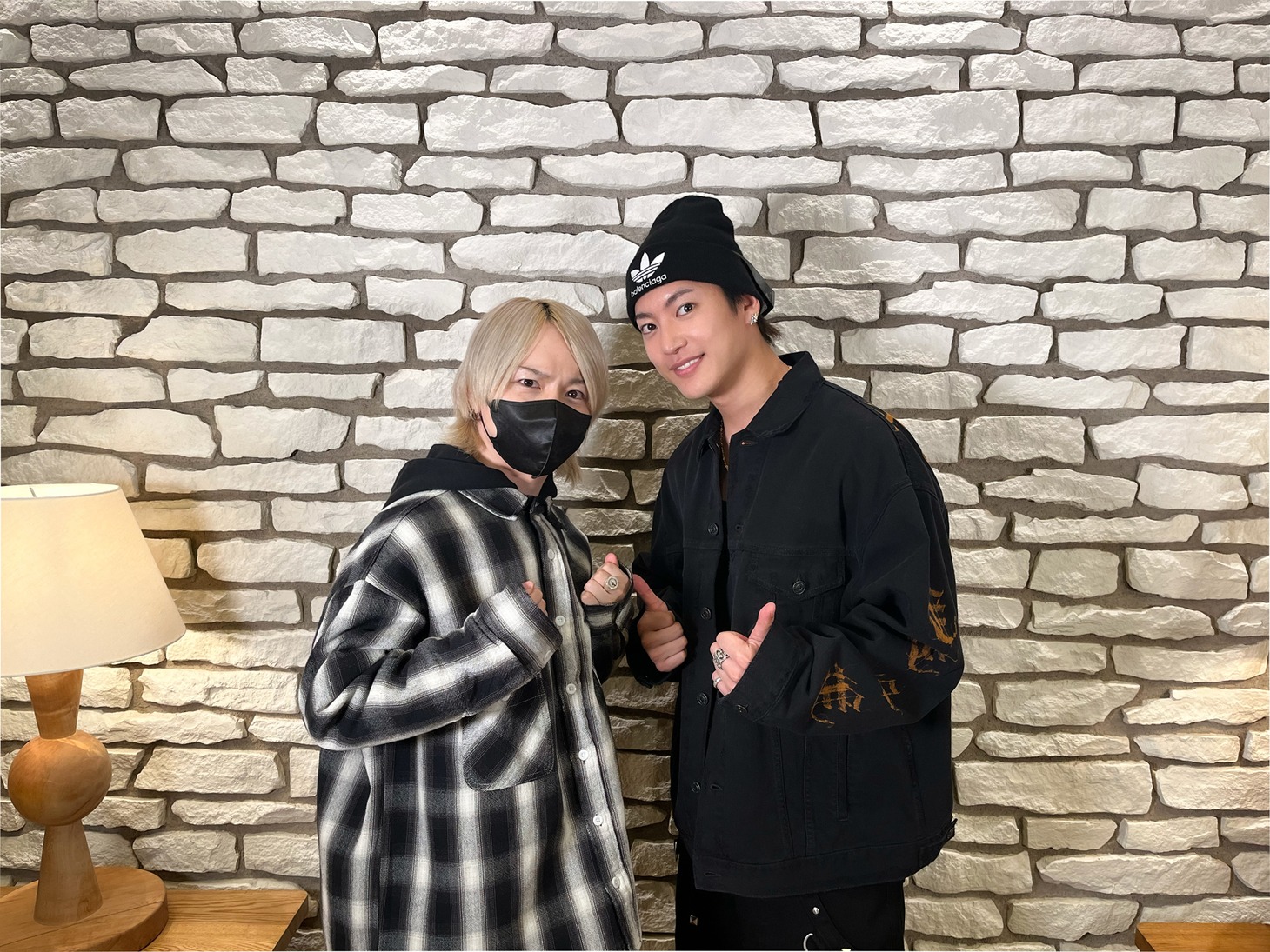 左からsyudou、RYOKI（BE:FIRST）。