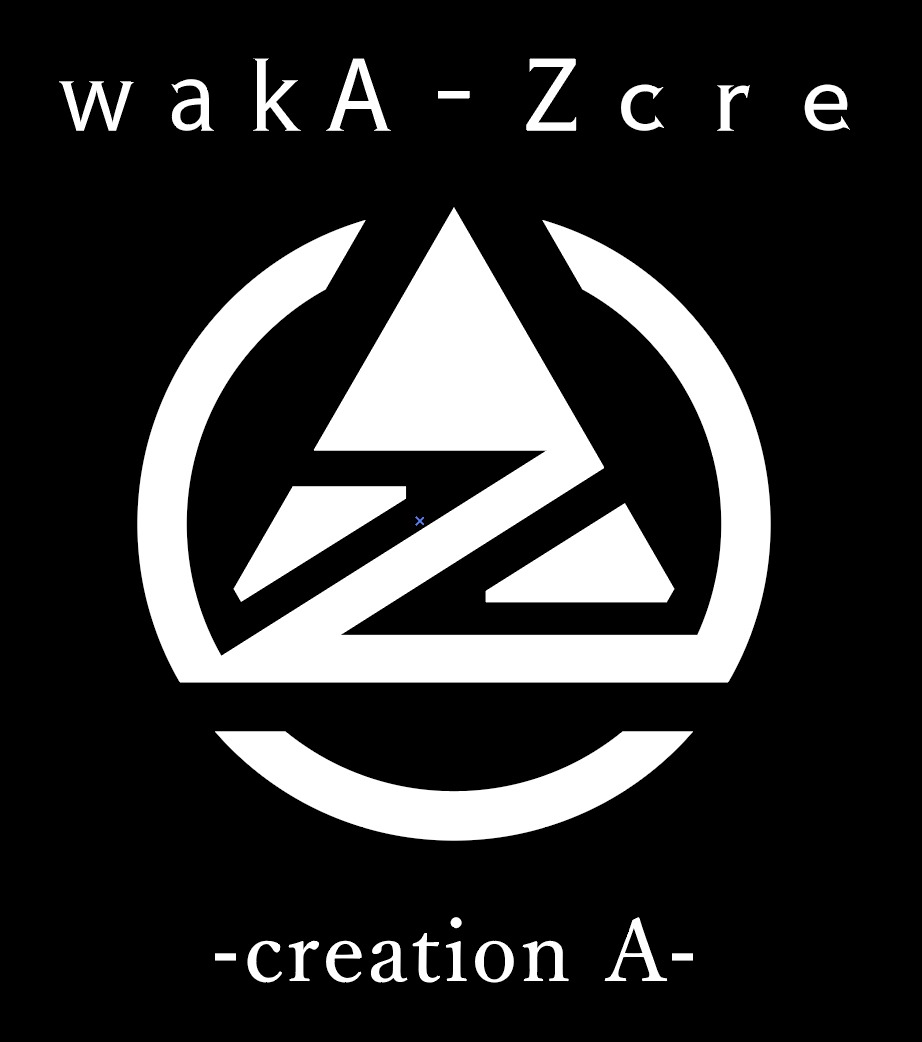 「wakA-Zcre -creation A-」ロゴ