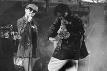 椎名林檎と常田大希（Vo, G）。（Photo by Kosuke Ito）