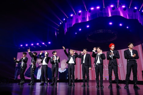 「2024 ZEROBASEONE FAN-CON IN JAPAN」の様子。（撮影：上山陽介）(c)WAKEONE / LAPONE Entertainment