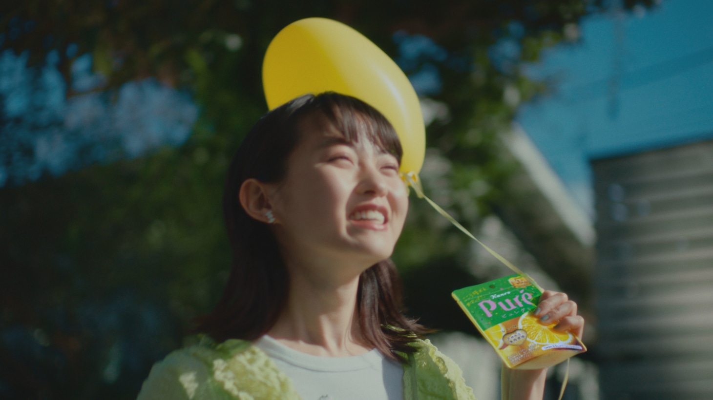 「ピュレグミ」新CMより。