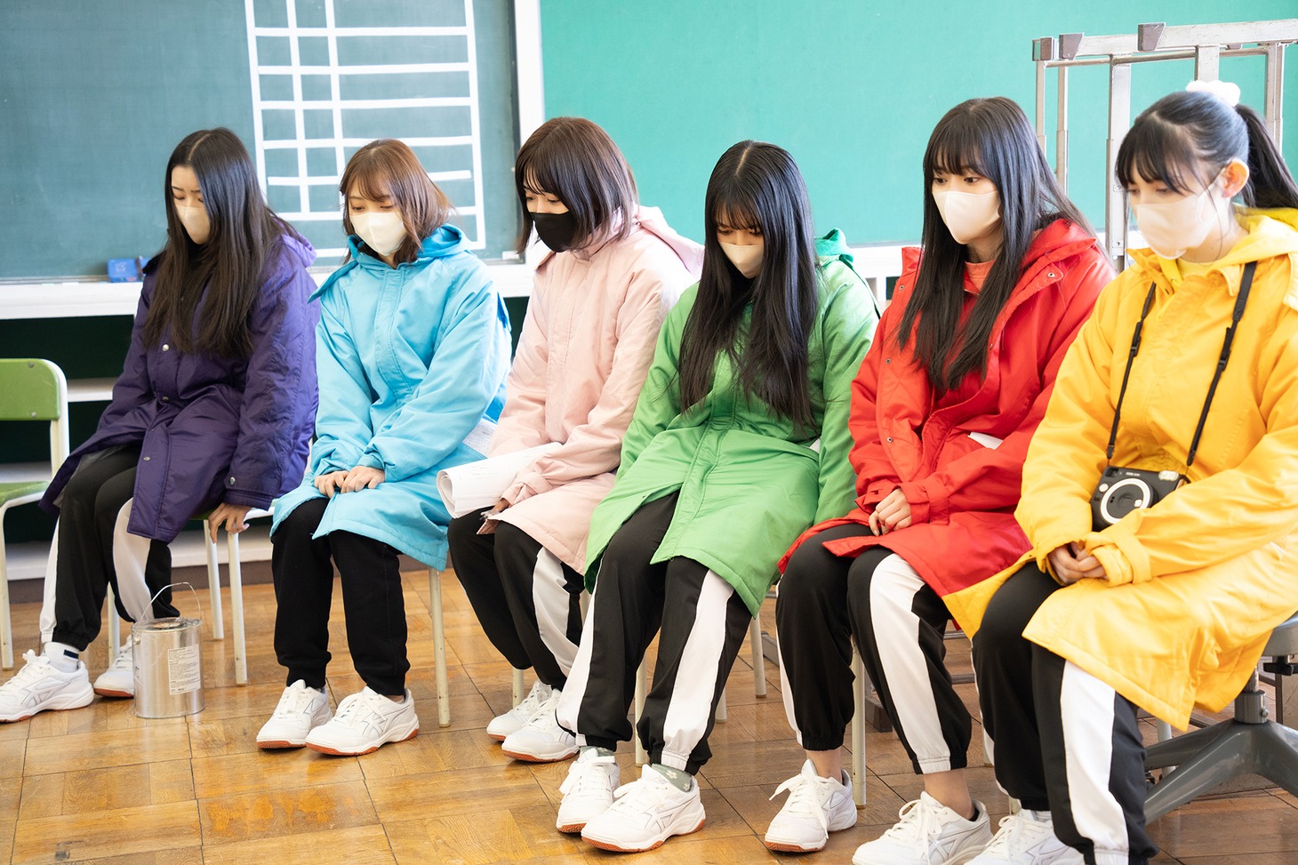 稽古中の超ときめき♡宣伝部。