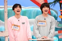 MCを担当する“湘南コンビ”のアロハ（超特急）と大倉空人（原因は自分にある。）。