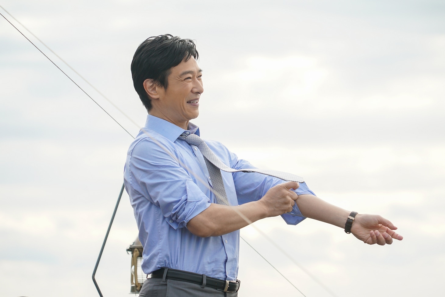「サムライマック『好きな方へ、一歩。』篇」メイキングカット