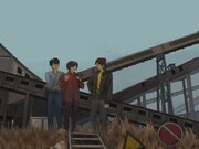 毛布にくるまって