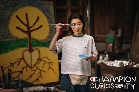 「CHAMPION WHAT MOVES YOU」より、MISATO ANDO。