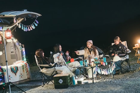 「aespaのSynk Road」のワンシーン。(c)2022-2023 Wavve, SM Culture & Contents Co., Ltd. All Rights Reserved.