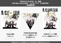 ハルカミライ「2023.12.21 日本武 道館単独公演 ハルカミライ『A CRATER』」CDショップ別特典