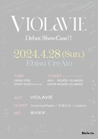 「VIOLAVIE Debut ShowCase!!」告知ビジュアル