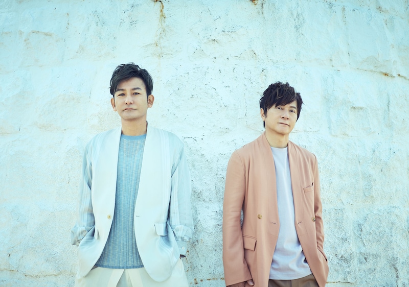 ポルノグラフィティ。右が岡野昭仁(Vo)。